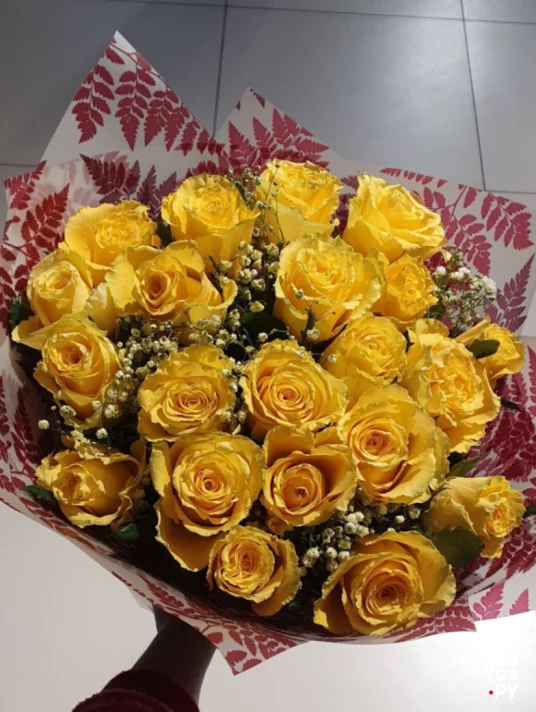 Букет с Желтыми розами